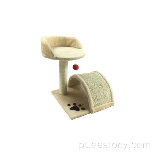 Animal de estimação Tree Cat Scratching Post com corda natural